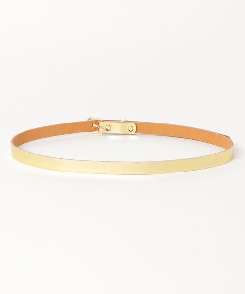 RIVE DROITE（リヴドロワ）の「箔ベルト-（ベルト・レディース・シルバー/ゴールド・FREE）」の3枚目の写真