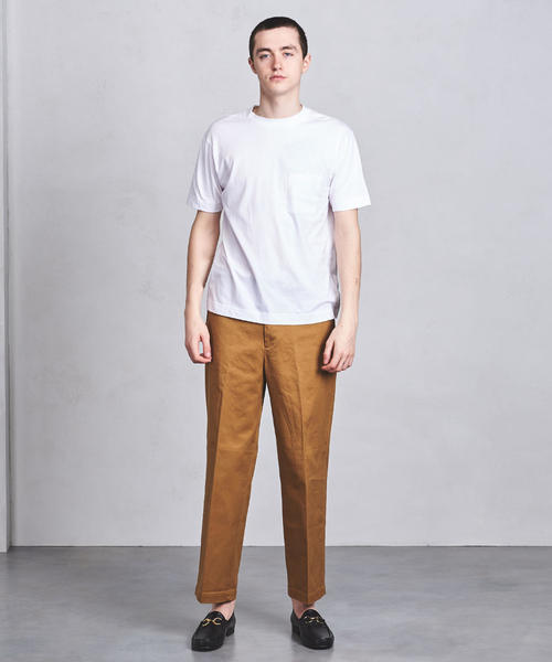 UNITED ARROWS（ユナイテッドアローズ）の「■UASB CDRY クルーネック ポケットT ◆（Tシャツ/カットソー・メンズ・ホワイト/ブラック/モカ/ネイビー/ターコイズブルー/ライラック・SMALL/MEDIUM/LARGE）」の13枚目の写真