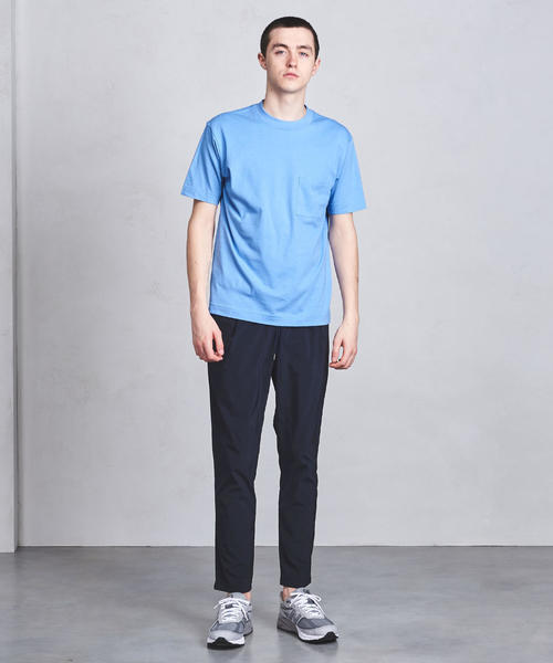 UNITED ARROWS（ユナイテッドアローズ）の「■UASB CDRY クルーネック ポケットT ◆（Tシャツ/カットソー・メンズ・ホワイト/ブラック/モカ/ネイビー/ターコイズブルー/ライラック・SMALL/MEDIUM/LARGE）」の9枚目の写真