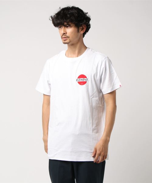 ELEMENT(エレメント)の「ELEMENT メンズ DOT SS Tシャツ(Tシャツ/カットソー・メンズ・ホワイト/ブラック・MEDIUM/LARGE/X-LARGE)」の1枚目の写真