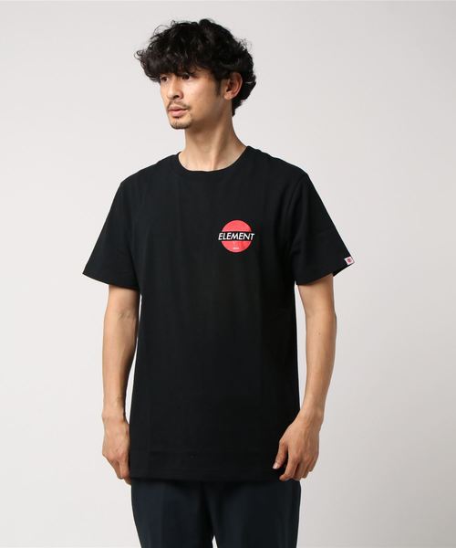 ELEMENT(エレメント)の「ELEMENT メンズ DOT SS Tシャツ(Tシャツ/カットソー・メンズ・ホワイト/ブラック・MEDIUM/LARGE/X-LARGE)」の2枚目の写真
