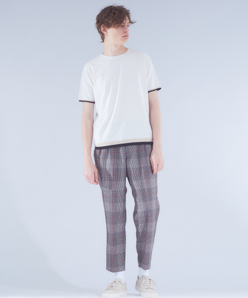 ABAHOUSE（アバハウス）の「【セットアップ対応】ウールチェックテーパードパンツ（その他パンツ・メンズ・ベージュ・46/48）」の13枚目の写真