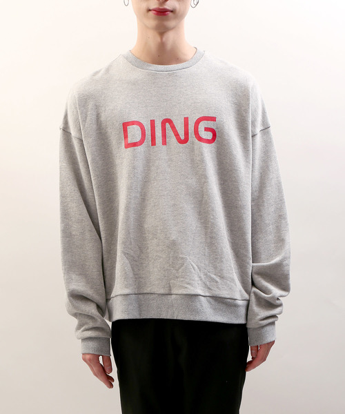 DING（ディング）の「DING/ロゴスウェット（スウェット・メンズ・イエロー/杢グレー/ブラック・FREE）」の7枚目の写真