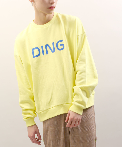 DING（ディング）の「DING/ロゴスウェット（スウェット・メンズ・イエロー/杢グレー/ブラック・FREE）」の10枚目の写真