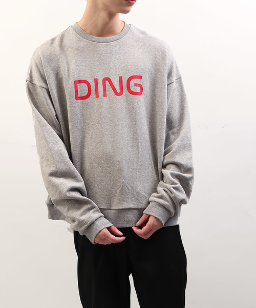 DING（ディング）の「DING/ロゴスウェット（スウェット・メンズ・イエロー/杢グレー/ブラック・FREE）」の13枚目の写真