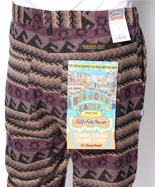 Lui's(ルイス)の「BIGJOHN パイルショートパンツ(ジャガード)(その他パンツ・メンズ・ブラウン・SMALL/MEDIUM/LARGE)」の5枚目の写真