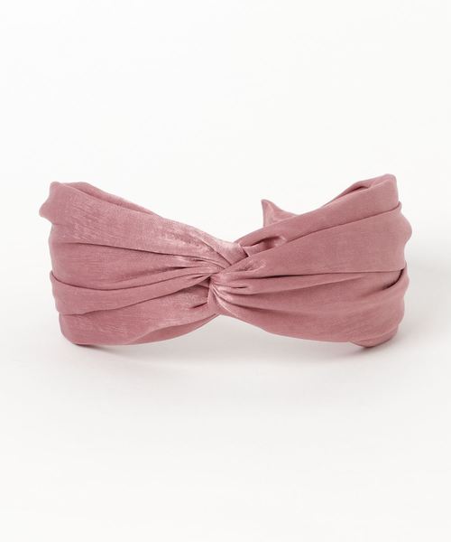 Fun & Daily（ファンアンドデイリー）の「F&D : ワイドブリミングカチューシャ（カチューシャ・レディース・ベージュ/グレー/グリーン/パープル/ブラック/ピンク/マスタード・FREE）」の5枚目の写真