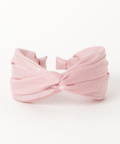 Fun & Daily（ファンアンドデイリー）の「F&D : ワイドブリミングカチューシャ（カチューシャ・レディース・ベージュ/グレー/グリーン/パープル/ブラック/ピンク/マスタード・FREE）」の7枚目の写真