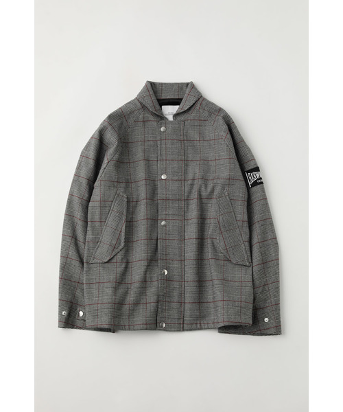 MOUSSY（マウジー）の「SW OVERSIZE CHECK JACKET（その他アウター・レディース・ブラック系その他/ベージュ系その他・FREE）」の2枚目の写真