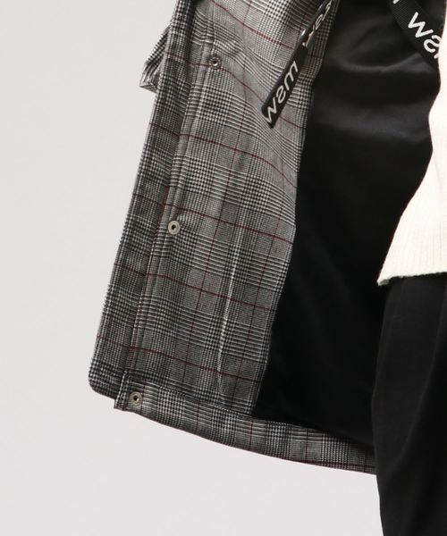 MOUSSY（マウジー）の「SW OVERSIZE CHECK JACKET（その他アウター・レディース・ブラック系その他/ベージュ系その他・FREE）」の5枚目の写真