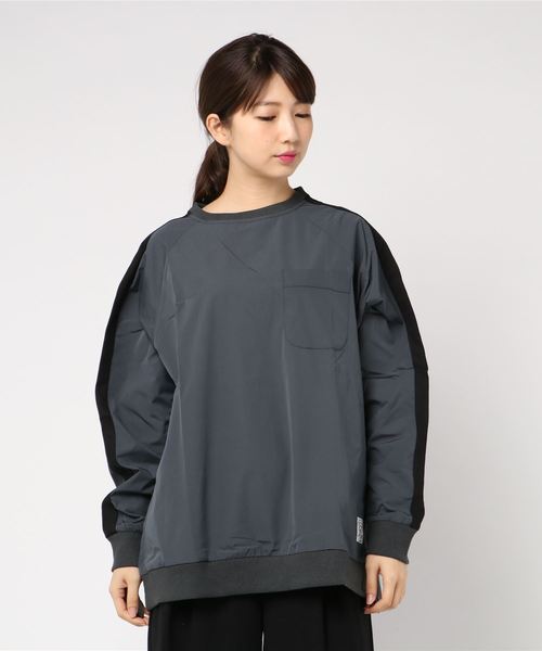 Ranch standard(ランチスタンダード)の「【Ranch standard】 RA18-100 プルオーバーブルゾン ウェザークロス(ブルゾン・メンズ・ブラック/グレー/オリーブ・3/2)」の3枚目の写真
