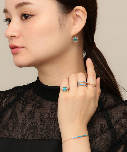NOJESS（ノジェス）の「ガラスピンキーリング（リング）」 - WEAR