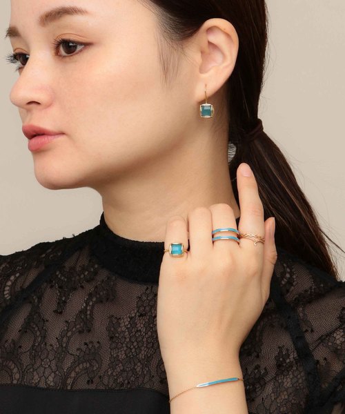 NOJESS（ノジェス）の「ガラスピンキーリング（リング）」 - WEAR