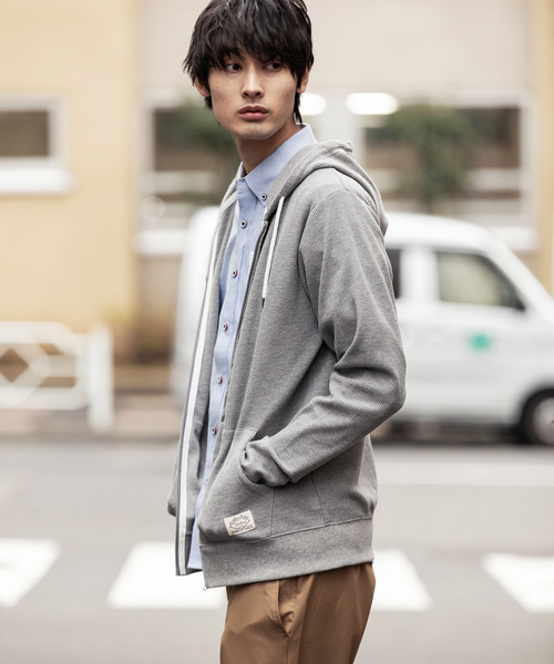 GEMBONY T/Cワッフルフルジップパーカー GEMBONY T/Cワッフルフルジップパーカー