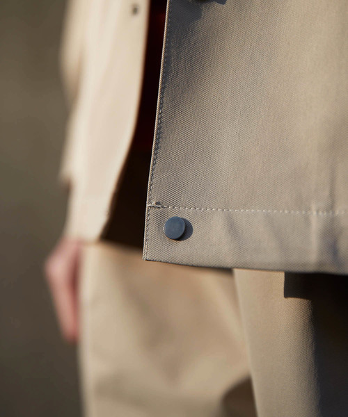 MAISON SPECIAL（メゾンスペシャル）の「“9機能” ファンクションテックオーバーシャツブルゾン 【MAISON SPECIAL/メゾンスペシャル】（シャツ/ブラウス・メンズ・ダークネイビー/ベージュ・44/48/46）」の6枚目の写真