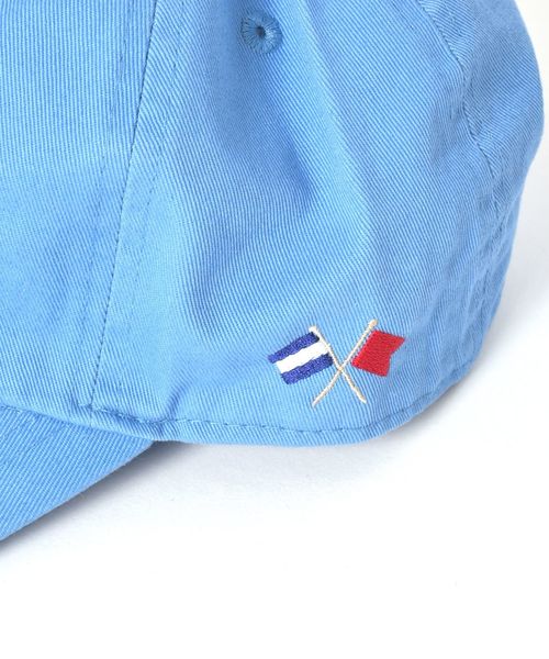 SHIPS JET BLUE（シップスジェットブルー）の「SHIPS JET BLUE: エンブレム ツイルキャップ（キャップ・メンズ・ピンク/イエロー/ブルー/ライトグリーン・ONE SIZE）」の8枚目の写真