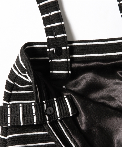 WEGO（ウィゴー）の「WEGO/サスペンダー付ペンシルスカート（スカート・レディース・ホワイト/ブラック/ブラック系その他・FREE）」の10枚目の写真