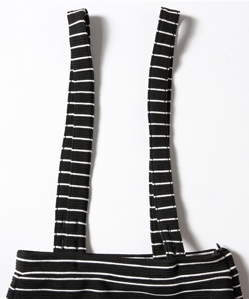 WEGO（ウィゴー）の「WEGO/サスペンダー付ペンシルスカート（スカート・レディース・ホワイト/ブラック/ブラック系その他・FREE）」の11枚目の写真