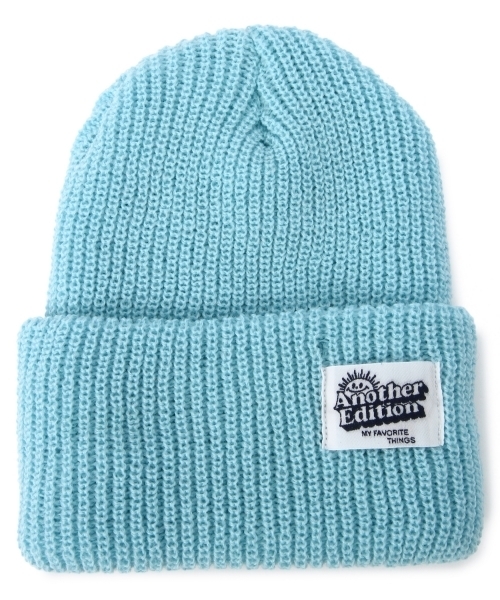 Another Edition（アナザーエディション）の「AE RIB KNIT CAP 14SS　Я（ニットキャップ/ビーニー・レディース・グレー/ライトブルー/オフホワイト/ネイビー・フリー）」の6枚目の写真