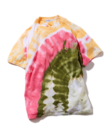 rehacer | rehacer : × Diskah Rainbow Dyed Big CS / ディスカー コラボ レインボー ダイ ビッグ カットソー(Tシャツ/カットソー)