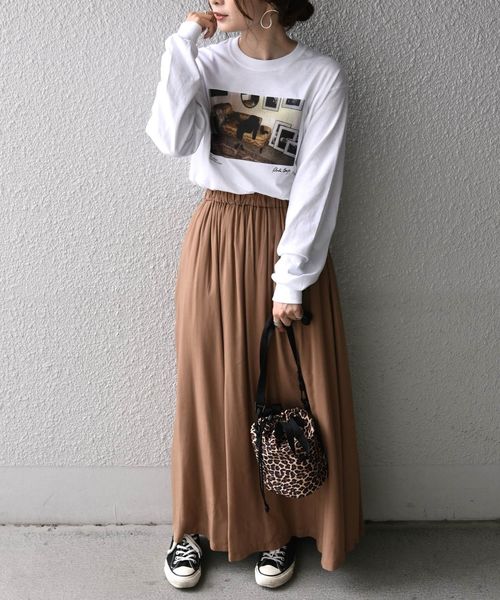 GOOD ROCK SPEED(グッドロックスピード)の「GOOD ROCK SPEED:ROBERTA BAYLEY ロングスリーブTEE◇(Tシャツ/カットソー・レディース・オフホワイト/ホワイト系その他/ホワイト系その他2・ONE SIZE)」の4枚目の写真