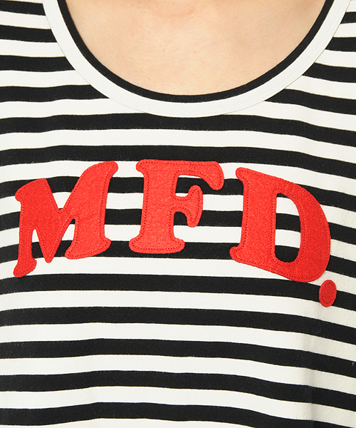 MILKFED.(ミルクフェド)の「JERSEY S/S TEE DRESS MFD (ワンピース/半袖/ボーダー/無地)(ワンピース・レディース・ホワイト/ブラック/ネイビー・SMALL/MEDIUM)」の8枚目の写真