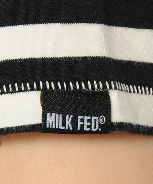 MILKFED.(ミルクフェド)の「JERSEY S/S TEE DRESS MFD (ワンピース/半袖/ボーダー/無地)(ワンピース・レディース・ホワイト/ブラック/ネイビー・SMALL/MEDIUM)」の10枚目の写真