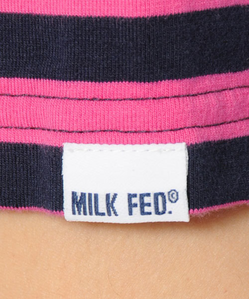 MILKFED.(ミルクフェド)の「JERSEY S/S TEE DRESS MFD (ワンピース/半袖/ボーダー/無地)(ワンピース・レディース・ホワイト/ブラック/ネイビー・SMALL/MEDIUM)」の5枚目の写真