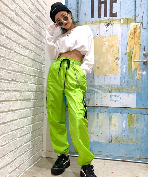 WEGO（ウィゴー）の「WEGO/カーゴポケットジョグパンツ（カーゴパンツ・レディース・グリーン/ブラック系その他2/ブラック・FREE）」の17枚目の写真