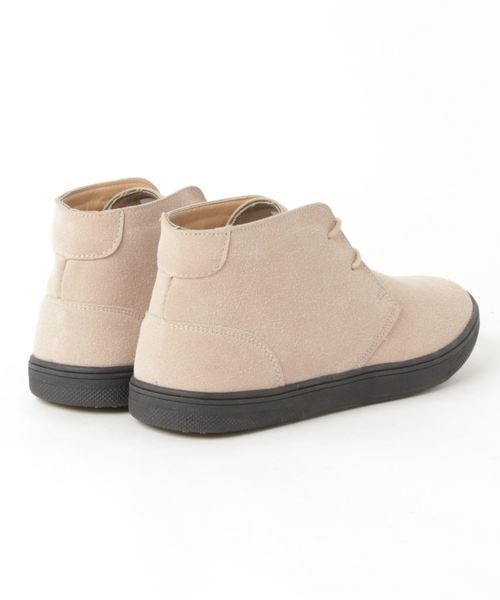 STYLEBLOCK（スタイルブロック）の「スエードチャッカスニーカーブーツ（ブーツ・メンズ・ブラック/ベージュ/ブラウン・25.5cm/26.5cm/25.0cm/26.0cm/27.0cm/28.0cm）」の4枚目の写真