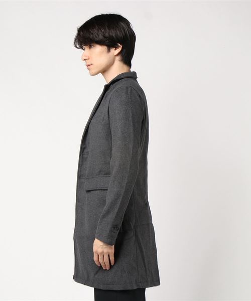 THE CASUAL(カジュアル)の「ウールメルトンチェスターコート(チェスターコート・メンズ・ブラック/カーキ/ネイビー/ブラウン/その他/ブラック系その他/キャメル/チャコール/グレー系その他2/ブルー系その他2/グレー系その他/ブラウン系その他/ブルー系その他/カモフラージュ/その他1/ワイン/グレー・S/M/LL/L)」の18枚目の写真