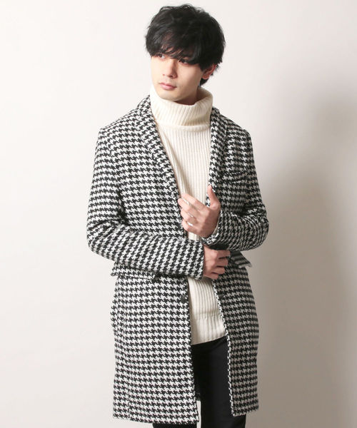 THE CASUAL(カジュアル)の「ウールメルトンチェスターコート(チェスターコート・メンズ・ブラック/カーキ/ネイビー/ブラウン/その他/ブラック系その他/キャメル/チャコール/グレー系その他2/ブルー系その他2/グレー系その他/ブラウン系その他/ブルー系その他/カモフラージュ/その他1/ワイン/グレー・S/M/LL/L)」の17枚目の写真