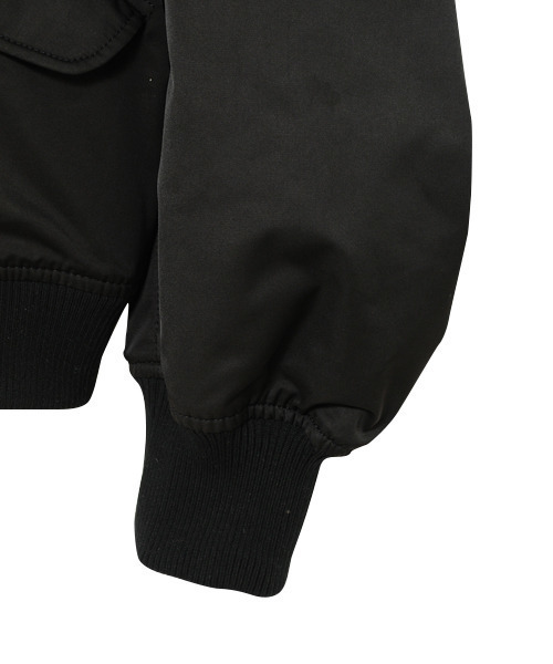 Candy Stripper（キャンディストリッパー）の「RIBBON RIBBON RIBBON MA-1（MA-1・レディース・ブラック/グレー/ピンク・1/2）」の7枚目の写真