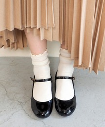 ラウンドストラップパンプス　8750333