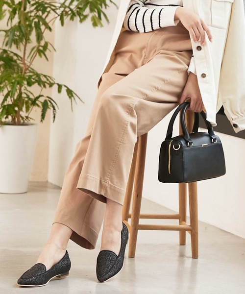 KOBE LETTUCE（コウベレタス）の「ミニボストン2Wayショルダーバッグ（ショルダーバッグ・レディース・ブラック/ブルー/ベージュ系その他/キャメル・FREE）」の2枚目の写真