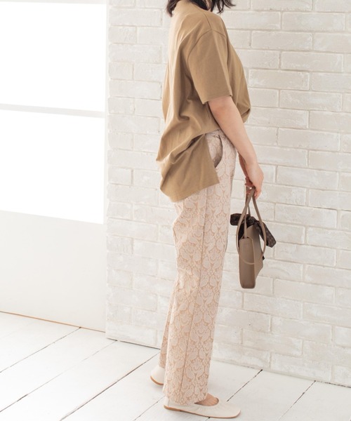 Mysa&Liina(ミーサリーナ)の「ワンポイントロゴビッグT(ユニセックス)(Tシャツ/カットソー・レディース・オフホワイト/ブラック/ブラウン/ベージュ・M)」の16枚目の写真