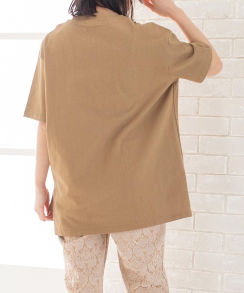 Mysa&Liina(ミーサリーナ)の「ワンポイントロゴビッグT(ユニセックス)(Tシャツ/カットソー・レディース・オフホワイト/ブラック/ブラウン/ベージュ・M)」の20枚目の写真