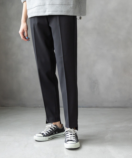 MODE ROBE（モードローブ）の「センタータックストレートパンツ（その他パンツ・レディース・ベージュ/ブラック・S/M/L）」の15枚目の写真