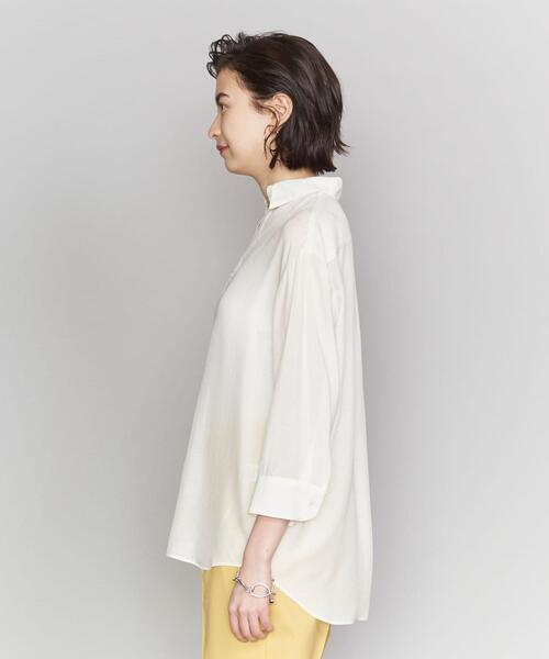 「UNITED ARROWS」 7分袖シャツ 38 ホワイト レディース BEAUTY&YOUTH UNITED ARROWS（ビューティーアンドユース