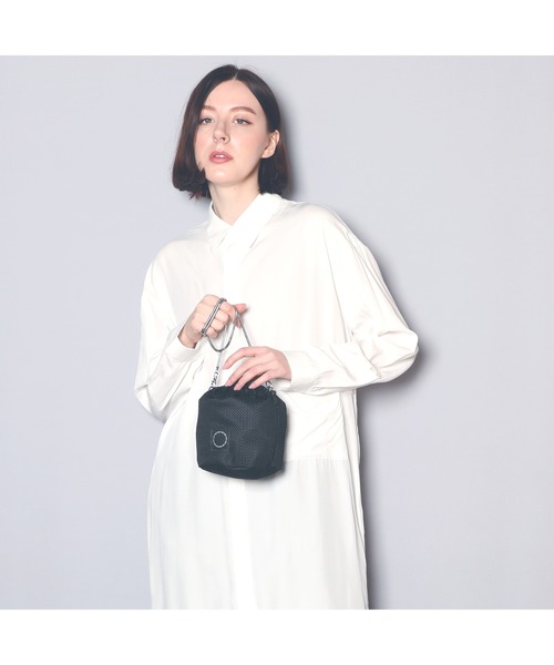 EDT（イーディーティー）の「【EDT/イーディーティー】ED_mesh_slingbag/巾着バッグ（ショルダーバッグ・レディース・ブラック/ベージュ/グレー・FREE）」の15枚目の写真