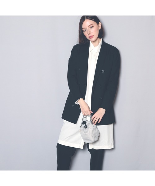 EDT（イーディーティー）の「【EDT/イーディーティー】ED_mesh_slingbag/巾着バッグ（ショルダーバッグ・レディース・ブラック/ベージュ/グレー・FREE）」の21枚目の写真
