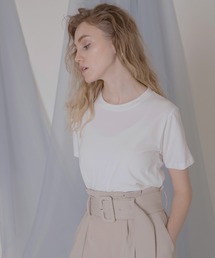 MIELI INVARIANT | ベーシックストレッチTシャツ(Tシャツ/カットソー)