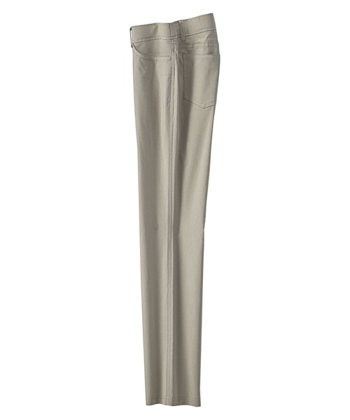 BELLUNA PLUS（ベルーナ）の「ストレッチ麻入りアンクルパンツ股下６６cm（その他パンツ・レディース・ネイビー/オリーブ/グレー系その他/ライトベージュ/モカ/グリーン/スモークピンク/カーキ・SMALL/MEDIUM/LARGE/X-LARGE）」の2枚目の写真