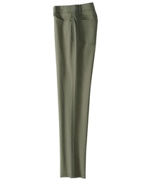 ストレッチ麻入りアンクルパンツ股下66cm