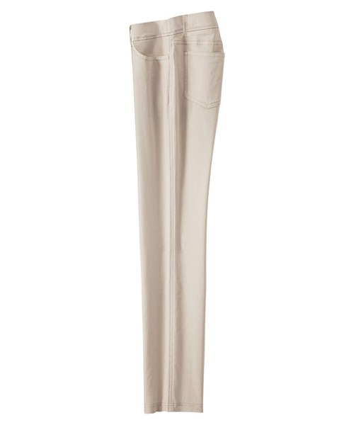BELLUNA PLUS（ベルーナ）の「ストレッチ麻入りアンクルパンツ股下６６cm（その他パンツ・レディース・ネイビー/オリーブ/グレー系その他/ライトベージュ/モカ/グリーン/スモークピンク/カーキ・SMALL/MEDIUM/LARGE/X-LARGE）」の18枚目の写真