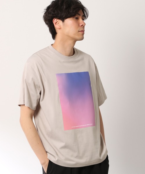 LAKOLE（ラコレ）の「オーロラプリントTシャツ / LAKOLE（Tシャツ