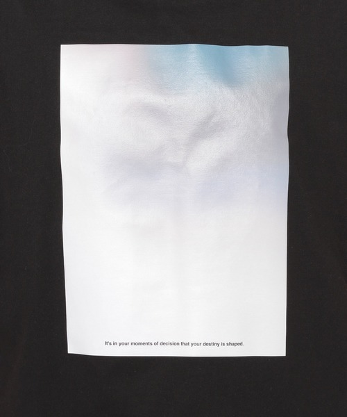 LAKOLE(ラコレ)の「オーロラプリントTシャツ / LAKOLE(Tシャツ/カットソー・メンズ・ブラック/ホワイト/ライトグレー・MEDIUM/LARGE)」の15枚目の写真