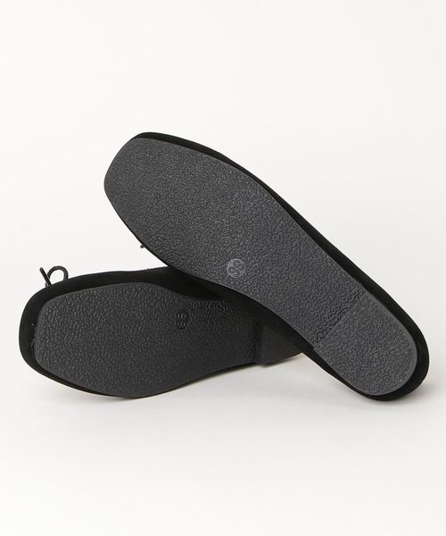 AAA+（サンエープラス）の「AAA / スクエアトゥフラットバレエパンプス(3542)（バレエシューズ・レディース・ブラック/ベージュ/ブラック系その他/ブラック系その他2・LL/3L/SS/S/M/L）」の6枚目の写真