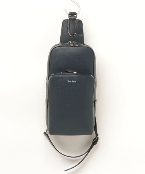 Paul Smith ボディーバッグマルチストライプハンドル黒極美品