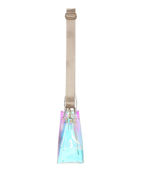 ALEXIASTAM Clear Handle Logoショルダーバッグ ALEXIA STAM（アリシアスタン）の「Clear Handle Logo Shoulder Bag